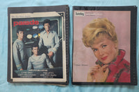 HOLLYWOOD MOVIE STAR SCRAPBOOK PAGES - 200+ PAGES AND 3 EMPTY ALBUMS - E 26488