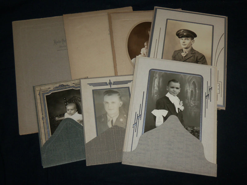 1900'S FAMILY PORTRAIT PHOTOS LOT OF 7 - NEW JERSEY - O 1895E