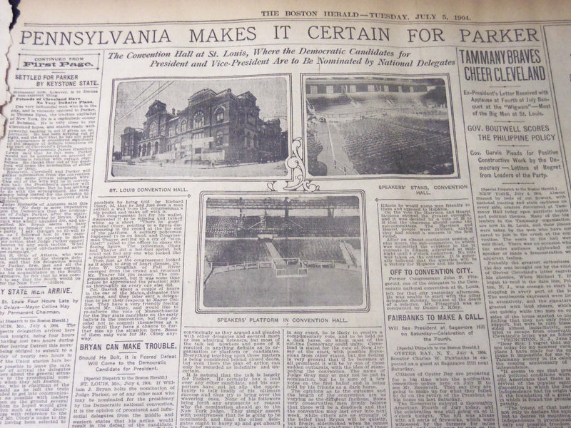 1904 JULY 5 THE BOSTON HERALD - SAVE 101 MORE FROM THE NORGE - BH 44