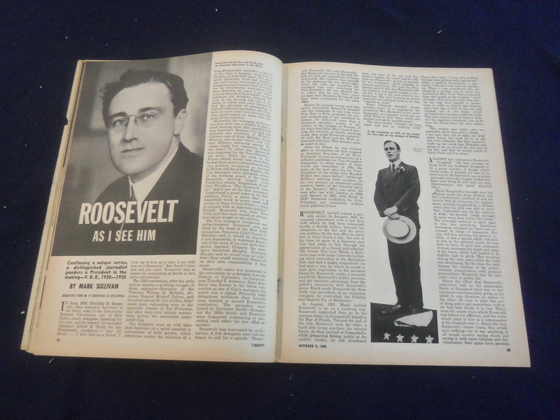 1942 OCTOBER 3 LIBERTY MAGAZINE - WHAT BILLY MITCHELL REALLY SAID - B 4197U