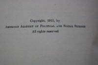1915 MAY THE AMERICAN INDUSTRIAL OPPORTUNITY - SOFTCOVER BOOK - K 2990