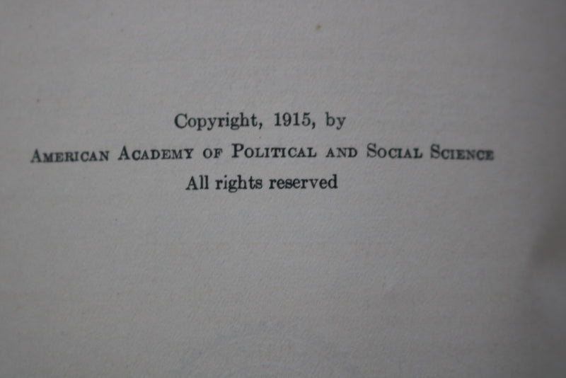 1915 MAY THE AMERICAN INDUSTRIAL OPPORTUNITY - SOFTCOVER BOOK - K 2990