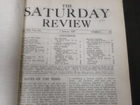 1927 SATURDAY REVIEW 2 BOUND VOLUMES - COMPLETE YR- PUBLISHED IN LONDON - R 1130