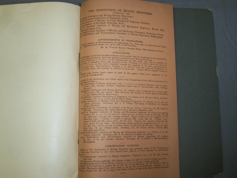 1906 THE EDUCATION OF MINING ENGINEERS BY J. W. GREGORY - J 4921