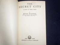 1919 THE SECRET CITY HARDCOVER BOOK BY HUGH WALPOLE - KD 9044