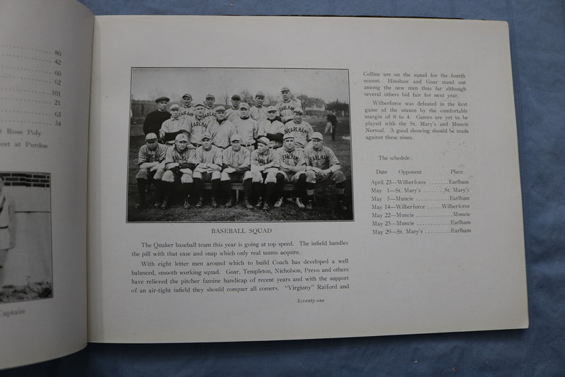 1920 THE SARGASSO EARLHAM COLLEGE YEARBOOK - RICHMOND, INDIANA - YB 3423