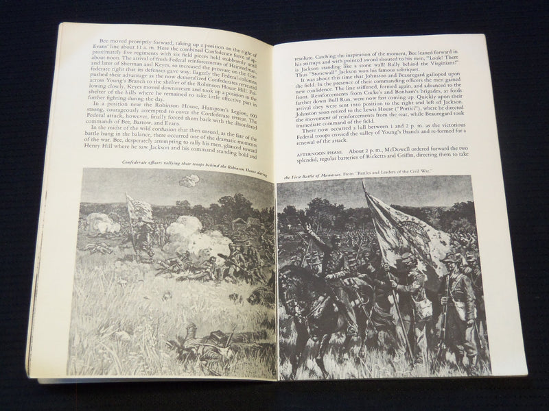 1961 MANASSAS BULL RUN NATIONAL BATTLEFIELD PARK BOOK BY FRANCIS WILSHIN- J 7311
