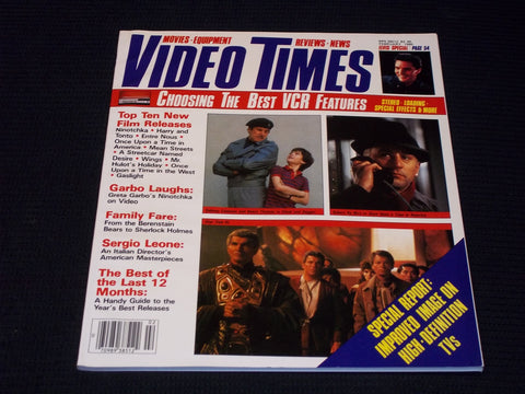 1985 FEBRUARY VIDEO TIMES MAGAZINE - STAR TREK III FRONT COVER - E 13795