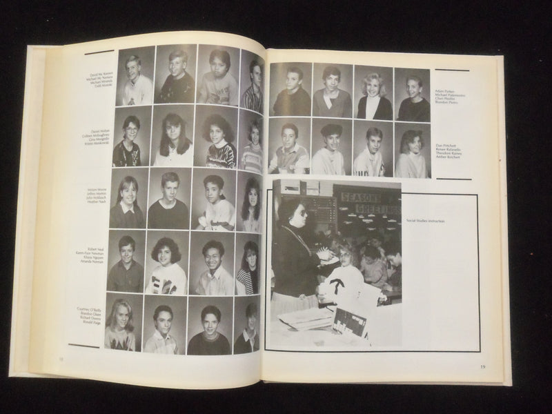 1989 IMPRESSIONS PEQUANNOCK VALLEY SCHOOL YEARBOOK- POMPTON PLAINS, NJ - YB 3167