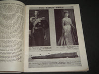 1935 THE KING'S REIGN TOLD IN PICTURES PROGRAM - GREAT PHOTOS - J 2825