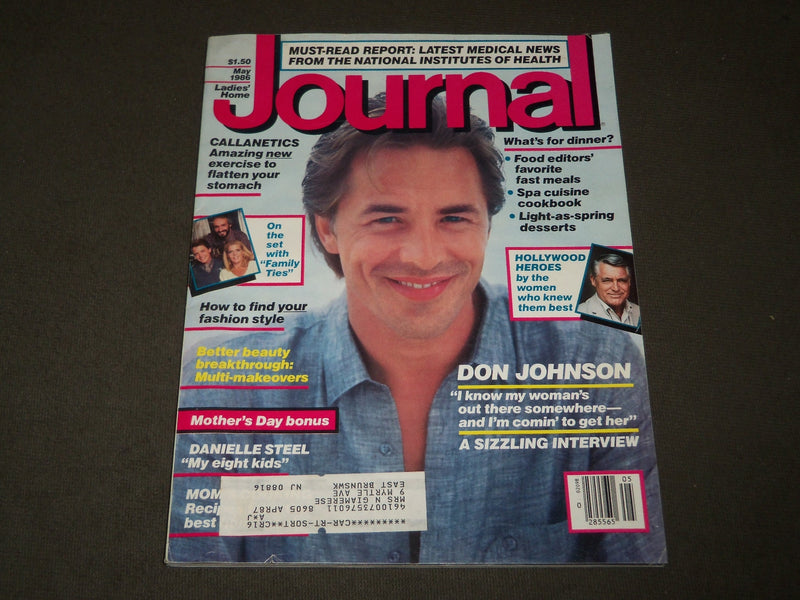 1986 MAY LADIES' HOME JOURNAL MAGAZINE - DON JOHNSON COVER - B 3141