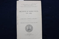 1907 SOIL SURVEY OF MADISON COUNT, NEW YORK SOFTCOVER BOOKLET - K 999