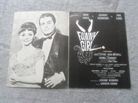 1966 FUNNY GIRL BROADWAY PROGRAM - MIMI HINES- JOHNNY DESMOND- PHIL FORD- J 7623
