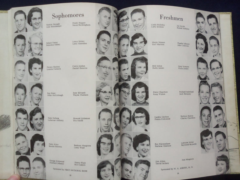 1955 THE HORNETS' HIVE WHITE SULPHUR SPRINGS (MT) HIGH SCHOOL YEARBOOK - YB 3224