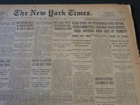 1926 JUNE 13 NEW YORK TIMES - VIVID STORY OF PITTSBURGH VOTE BUYING - NT 5562