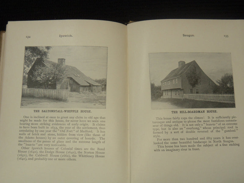 1897 HISTORIC HOUSES AND SPOTS IN CAMBRIDGE MASS. BOOK BY J. W. FREESE - K 2102