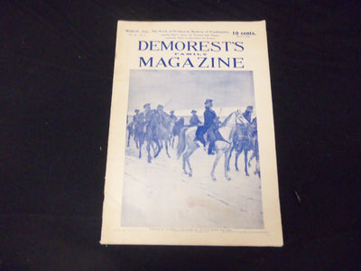 1899 MARCH DEMOREST'S FAMILY MAGAZINE - GREAT ILLUSTRATIONS & ADS - ST 1823