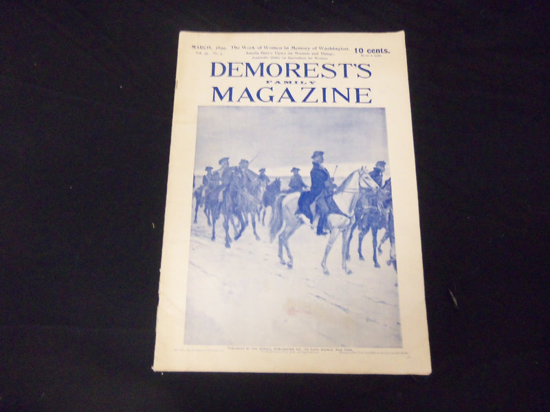 1899 MARCH DEMOREST'S FAMILY MAGAZINE - GREAT ILLUSTRATIONS & ADS - ST 1823