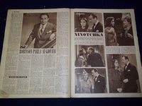 1948 APRIL 3 HOLLYWOOD ITALIAN MAGAZINE TYRONE POWER COVER - PHOTOS - NP 950