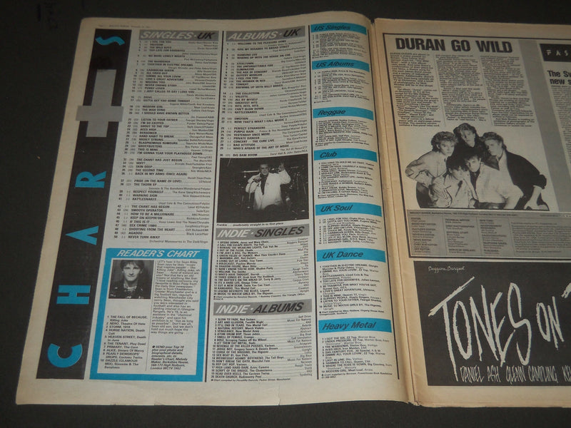 1984 NOVEMBER 10 MELODY MAKER MAGAZINE - U-2 COVER - J 2216