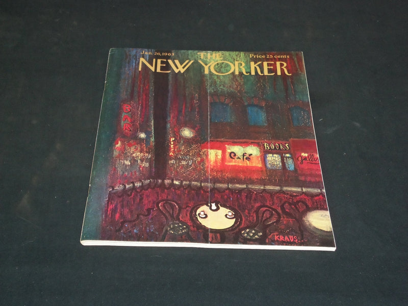 1963 JANUARY 26 THE NEW YORKER MAGAZINE - ILLUSTRATED COVER - NY 810