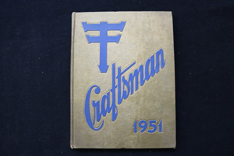 1951 THE CRAFTSMAN TILDEN TECHNICAL HIGH SCHOOL YEARBOOK - CHICAGO, IL - YB 3519
