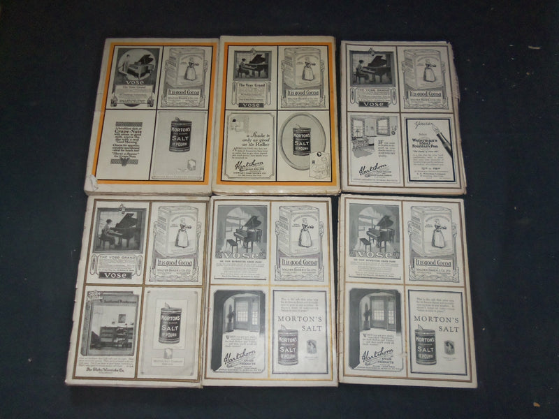 1923-25 HARPER'S MONTHLY MAGAZINE-LOT 19 ISSUES-NICE ILLUSTRATIONS & ADS-WR 102C