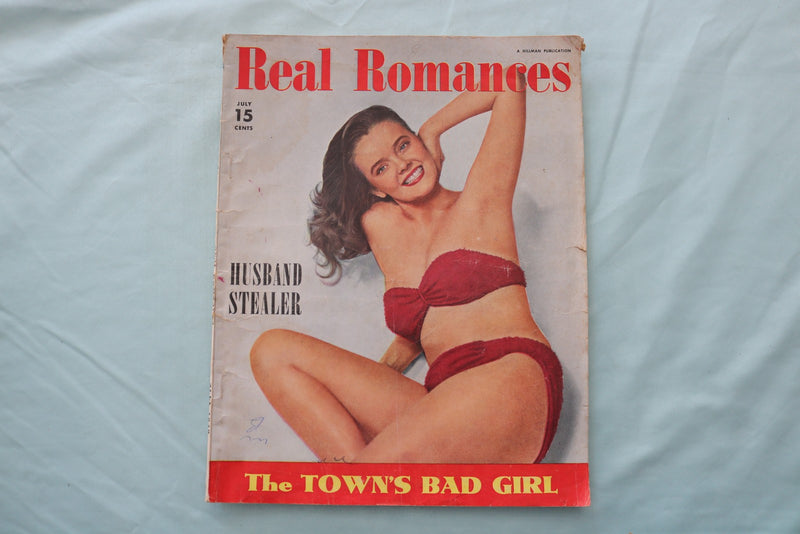 1949 JULY REAL ROMANCES MAGAZINE - GINI O'DONNELL COVER - E 26709