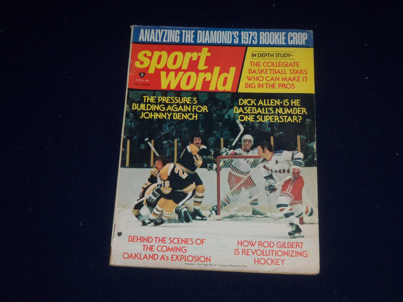 1973 APRIL SPORT WORLD MAGAZINE - ROD GILBERT COVER - SP 5369
