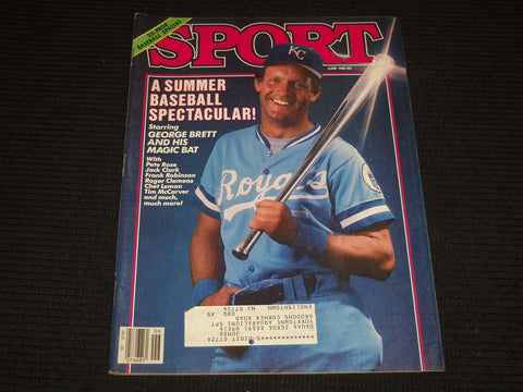 1985 JUNE SPORT MAGAZINE - GEORGE BRETT COVER - E 12649