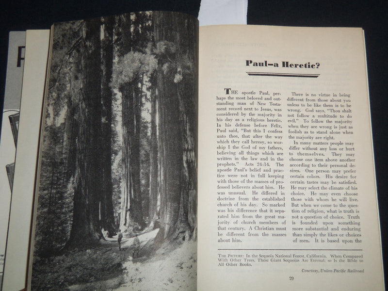 1943 PROVE ALL THINGS SOFTCOVER BOOK BY M. LESLIE RICE - J 9299