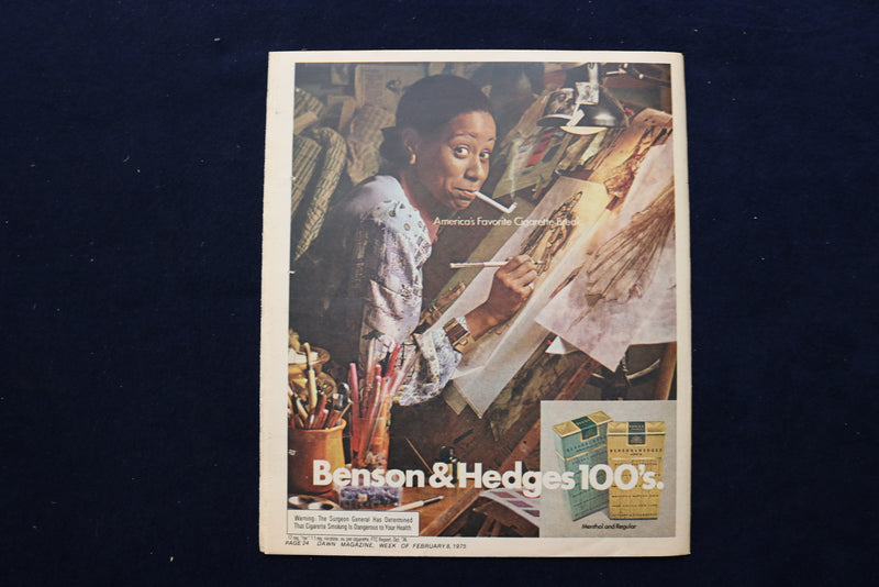 1975 JANUARY-FEBRUARY DAWN MAGAZINE - ERNESTA PROCOPE COVER - NP 8845
