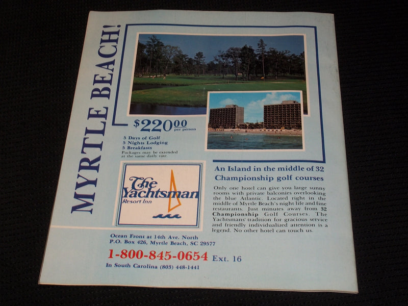 1983 MARCH 18 GOLF WORLD MAGAZINE - MIKE NICOLETTE FRONT COVER - E 6944