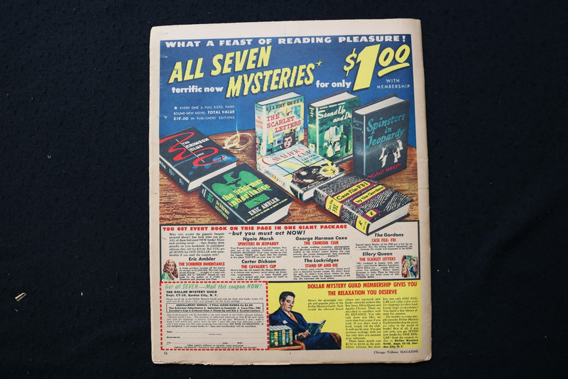 1953 OCTOBER 25 CHICAGO SUNDAY TRIBUNE MAGAZINE - BRENDA STARR COMIC - E 26347