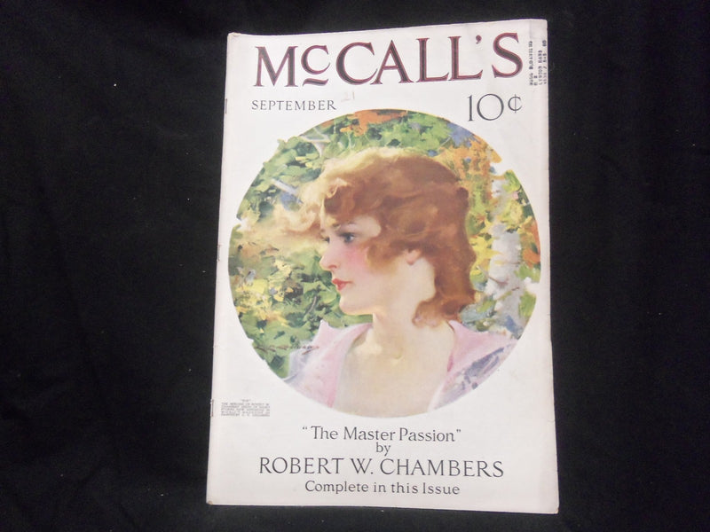 1921 SEPTEMBER MCCALL'S MAGAZINE - GREAT PHOTOS AND ADS - ST 1138