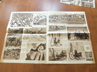 1942-43 NEW BEDFORD SUNDAY STANDARD-TIMES ROTO SECTION - LOT OF 2 - NP 5005