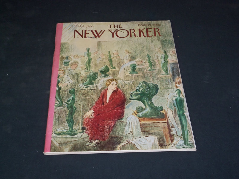 1950 OCTOBER 21 THE NEW YORKER MAGAZINE - ILLUSTRATED COVER - NY 387