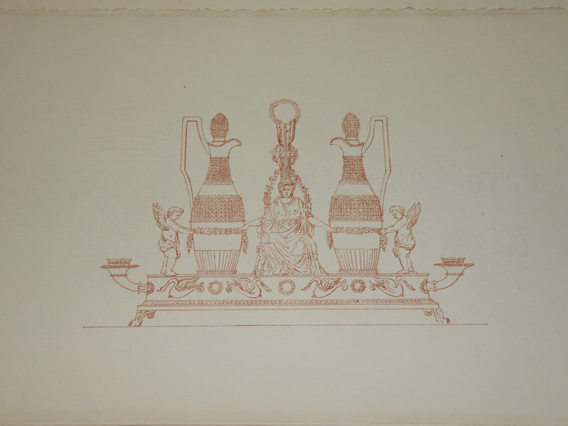 1903 ANCIENNE ORFEVRERIE EMPIRE RECUEIL BOOK - 50 PLATES - KD 1176H