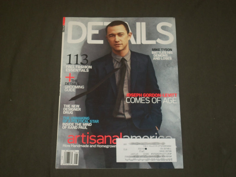 2010 AUGUST DETAILS MAGAZINE - JOSEPH GORDON-LEVITT COMES OF AGE COVER - B 1631