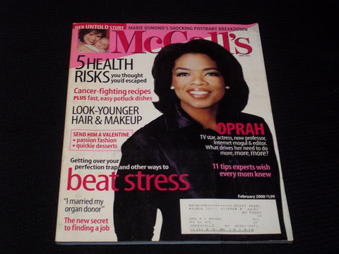2000 FEBRUARY MCCALL'S MAGAZINE - OPRAH FRONT COVER - E 2189