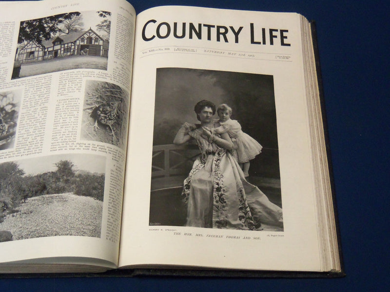 1903 JANUARY-JUNE COUNTRY LIFE MAGAZINE BOUND VOLUME - KD 1422G