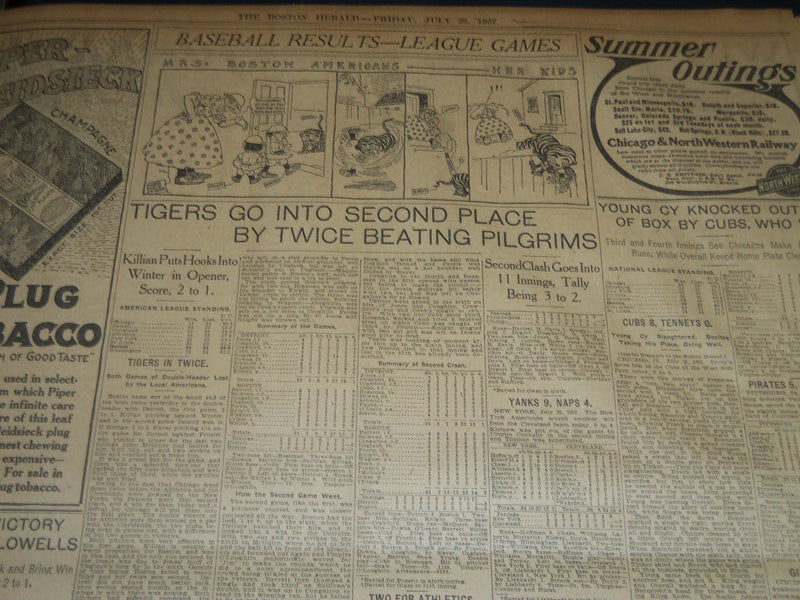 1907 JULY 26 THE BOSTON HERALD - EDDY MASTERS LOOK INTO HER PAST LIFE - BH 258