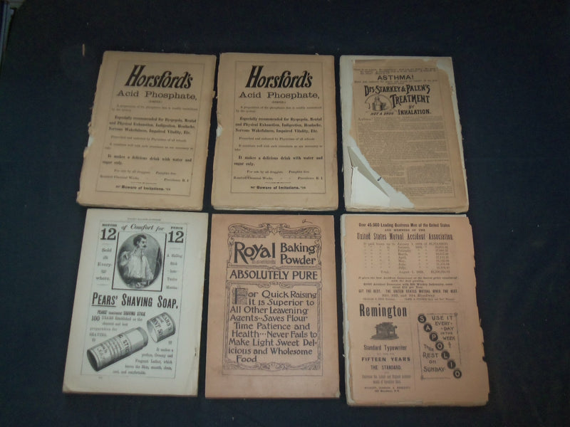 1887-89 HARPER'S MONTHLY MAGAZINE-LOT 10 ISSUES-NICE ILLUSTRATIONS & ADS-WR 466I