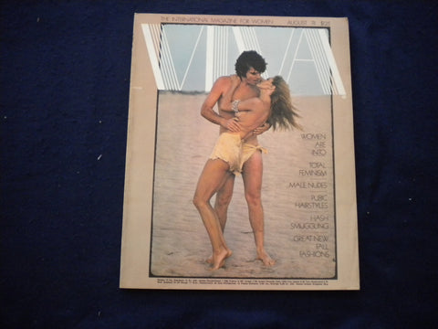 1974 AUGUST VIVA MAGAZINE - WOMEN ARE INTO - TOTAL FEMINISM - B 638H