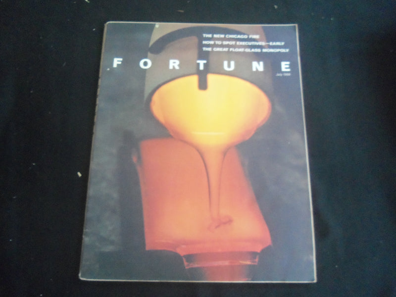 1968 JULY FORTUNE MAGAZINE - THE NEW CHICAGO FIRE - GREAT COVER & ADS - F 830