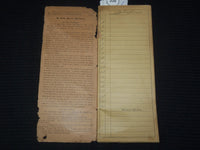 1882 THE EXCELSIOR SPELLING BLANK BOOKLET PUBLISHED BY D. H. KNOWLTON - K 2600