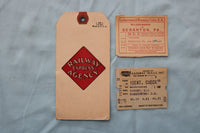 1920'S-1961 RAILROAD AND BUS TICKETS - 25 PIECES - K 3322