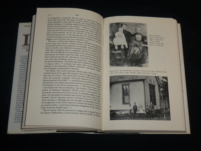 1986 IKE HIS LIFE AND TIMES HARDCOVER BOOK BY PIERS BRENDON - FIRST EDN- KD 7146