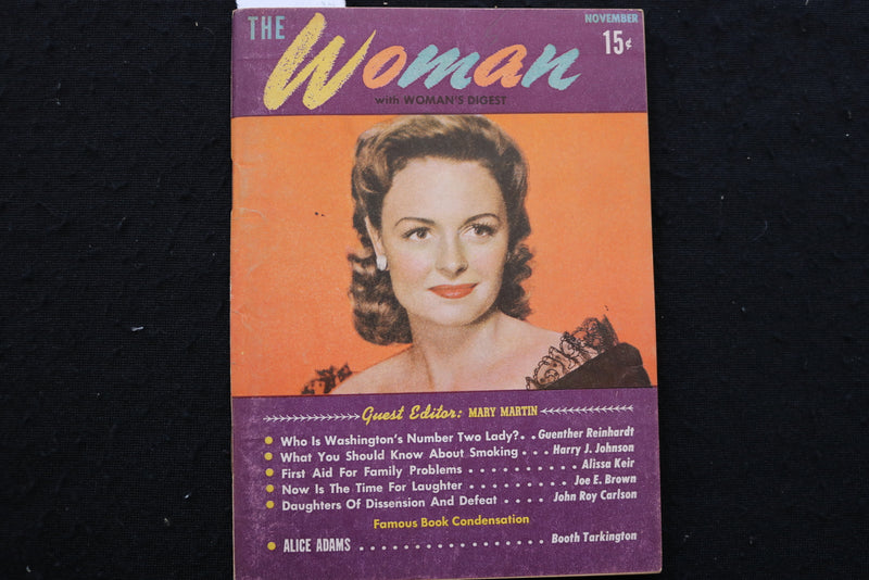 1944 NOVEMBER THE WOMAN DIGEST MAGAZINE - DONNA REED COVER - K 2371