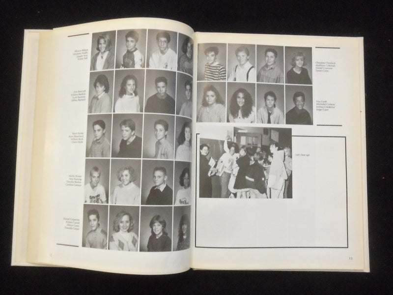 1989 IMPRESSIONS PEQUANNOCK VALLEY SCHOOL YEARBOOK- POMPTON PLAINS, NJ - YB 3167